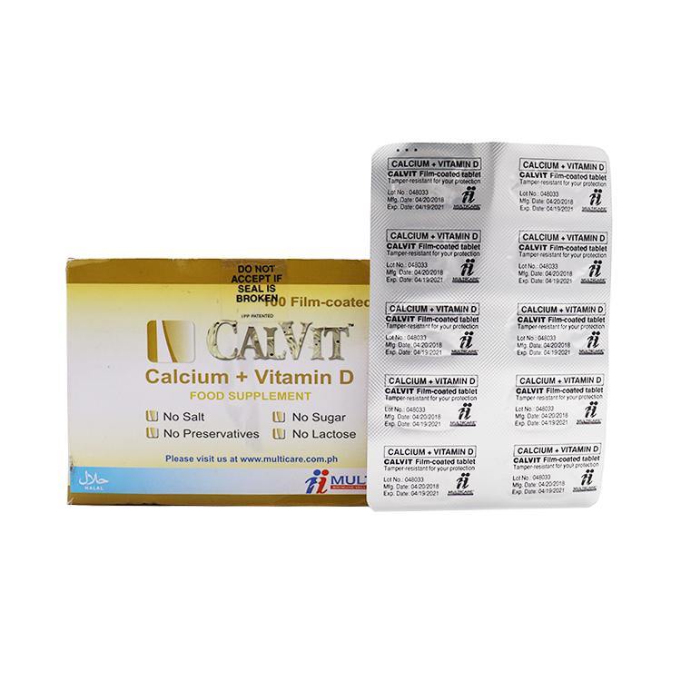 Calvit 600mg / 200 I.U. Tablet - 20s - Southstar Drug