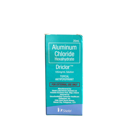 Driclor, Antiperspirant Roll On to Reduce Excessive Sweating 20ml - Southstar Drug