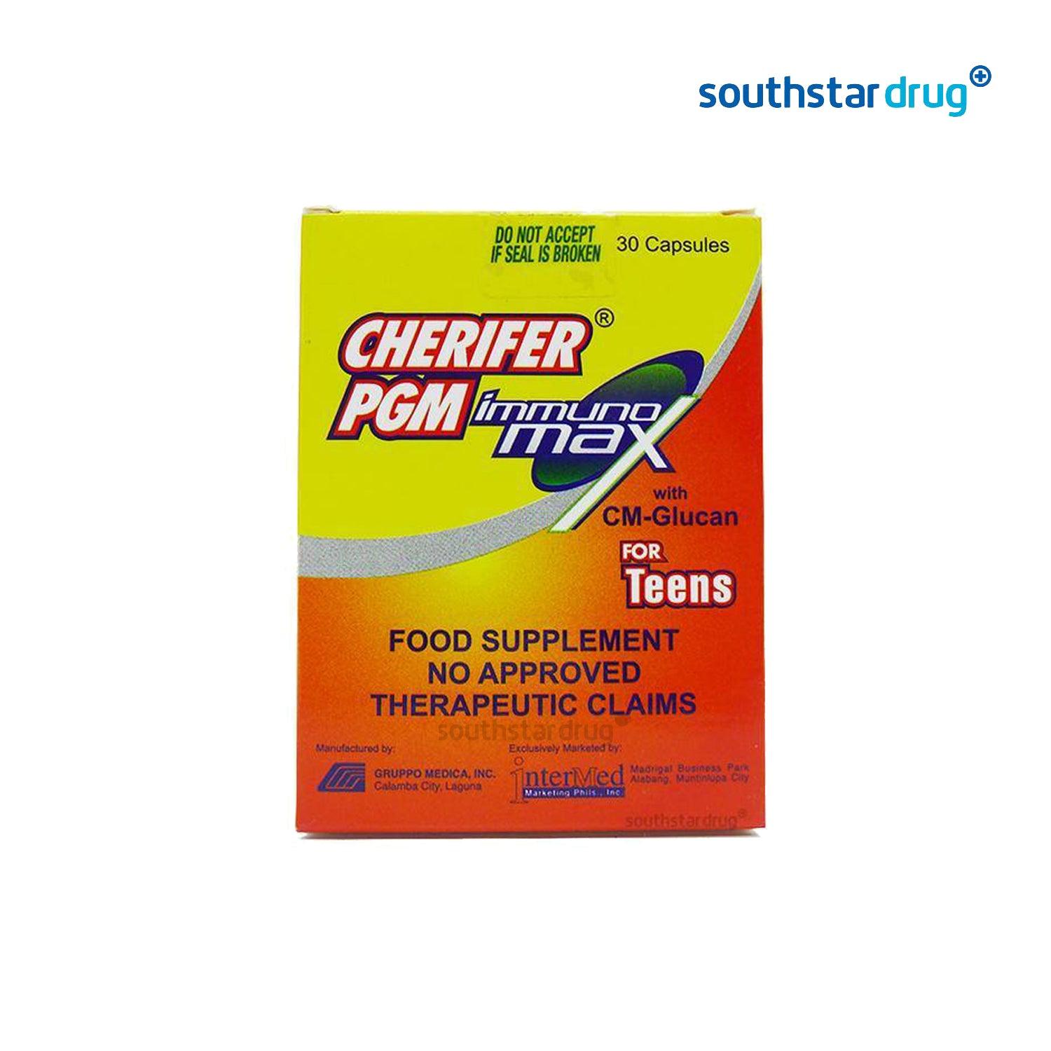 Cherifer PGM Immunomax Capsule - 30s - Southstar Drug