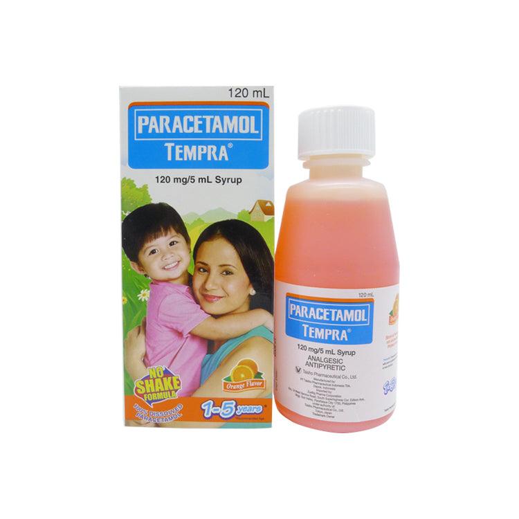 Tempra 1-5 years old Orange Flavor 120mg/5ml 120ml Syrup - Southstar Drug