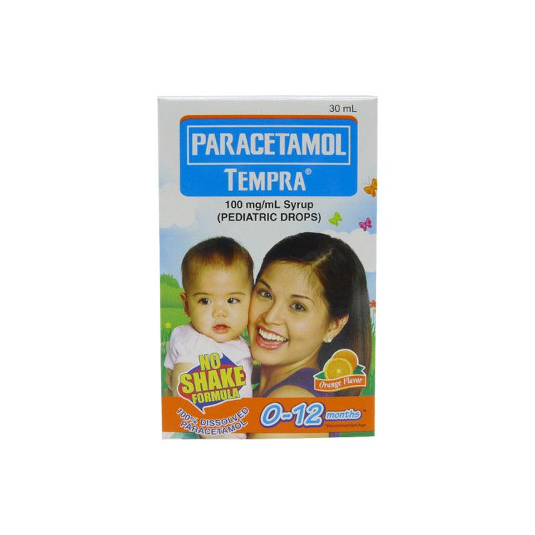 Tempra 0 - 12 months Orange Flavor 100mg 30ml Oral Drops - Southstar Drug