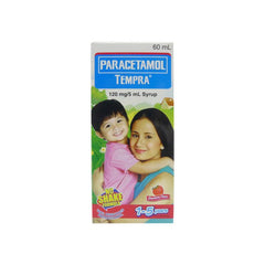 Tempra 1-5 years old Strawberry Flavor 120mg/5ml 60ml Syrup - Southstar Drug