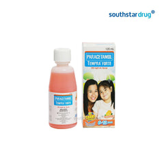 Tempra Forte Orange Flavor 250 mg 120 ml Syrup - Southstar Drug