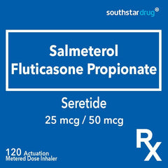 Rx: Seretide 25 mcg / 50 mcg 120 Actuation Inhaler - Southstar Drug