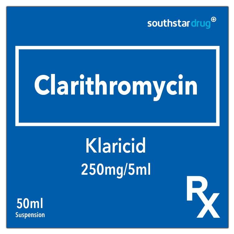 Rx: Klaricid 250mg / 5ml Suspension 50ml