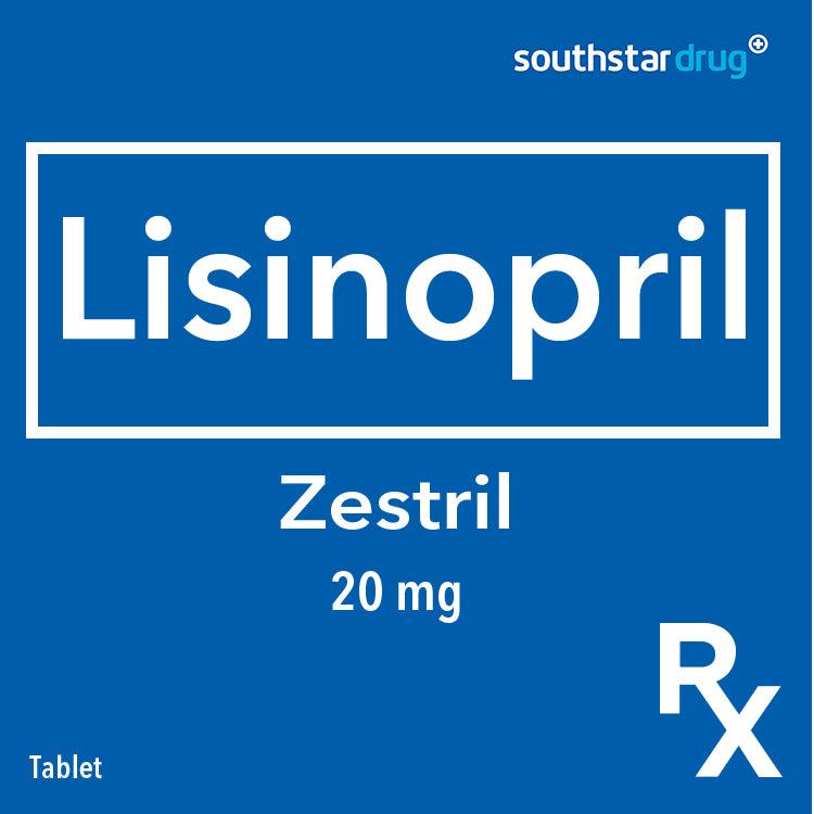 Rx: Zestril 20mg Tablet - Southstar Drug