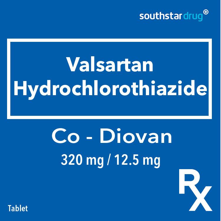 Rx: Co Diovan 320 mg / 12.5 mg Tablet - Southstar Drug