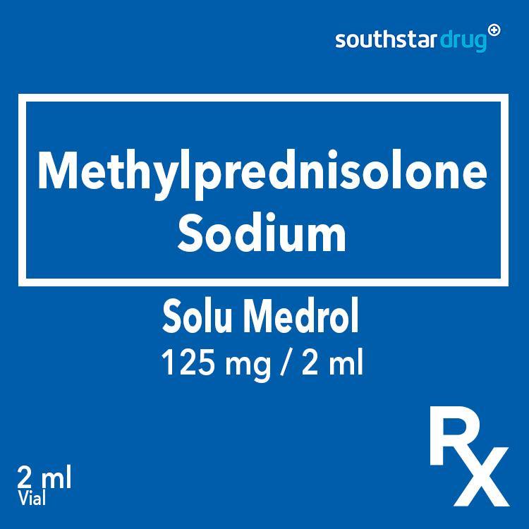 Rx: Solu Medrol 125mg / 2ml 2ml Vial - Southstar Drug