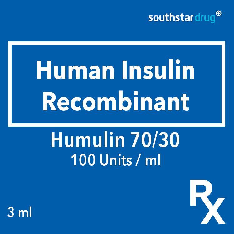 Rx: Humulin 70/30 100 Units / ml 3 ml - Southstar Drug