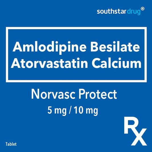 Rx: Norvasc Protect 5mg / 10mg Tablet - Southstar Drug