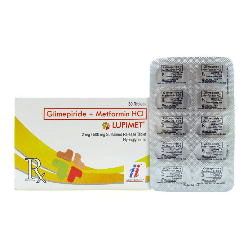 Rx: Lupimet 2mg / 500mg Tablet - Southstar Drug