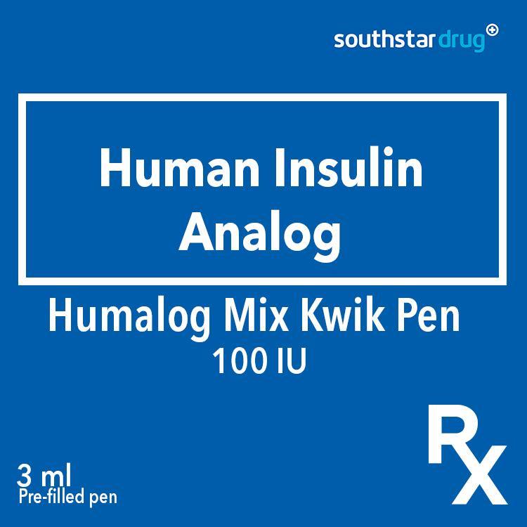 Rx: Humalog Mix 50 Kwik Pen 100 iu /ml - Southstar Drug