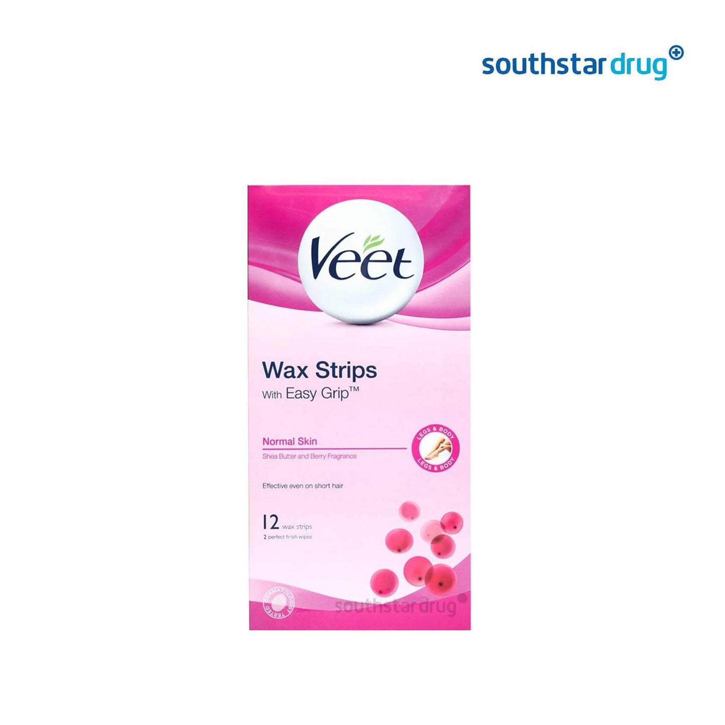 Veet Wax Cold Strips Easy Grip Legs and Body 12s - Southstar Drug