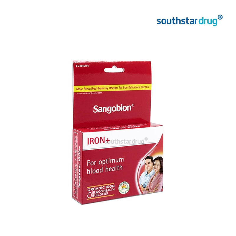 Sangobion Iron Plus Capsule - 8s - Southstar Drug
