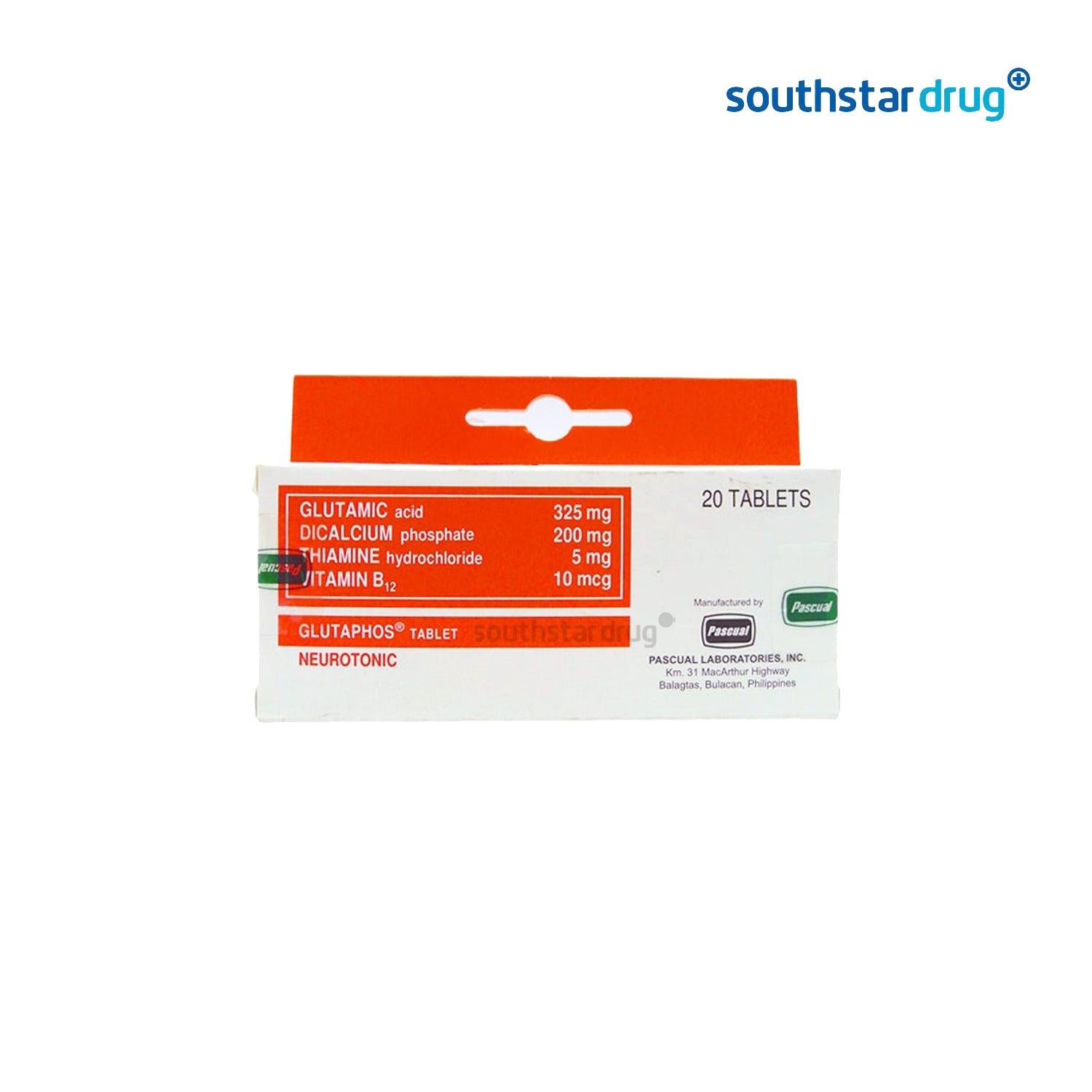 Glutaphos Tablet 20's - Southstar Drug