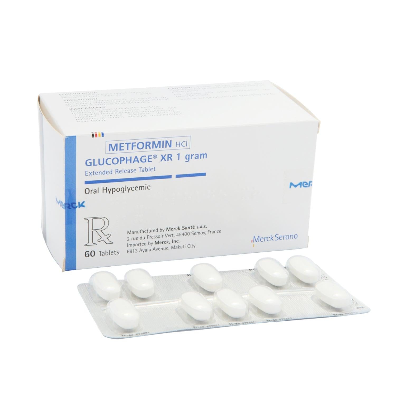 Rx: Glucophage XR 1 g Tablet - Southstar Drug