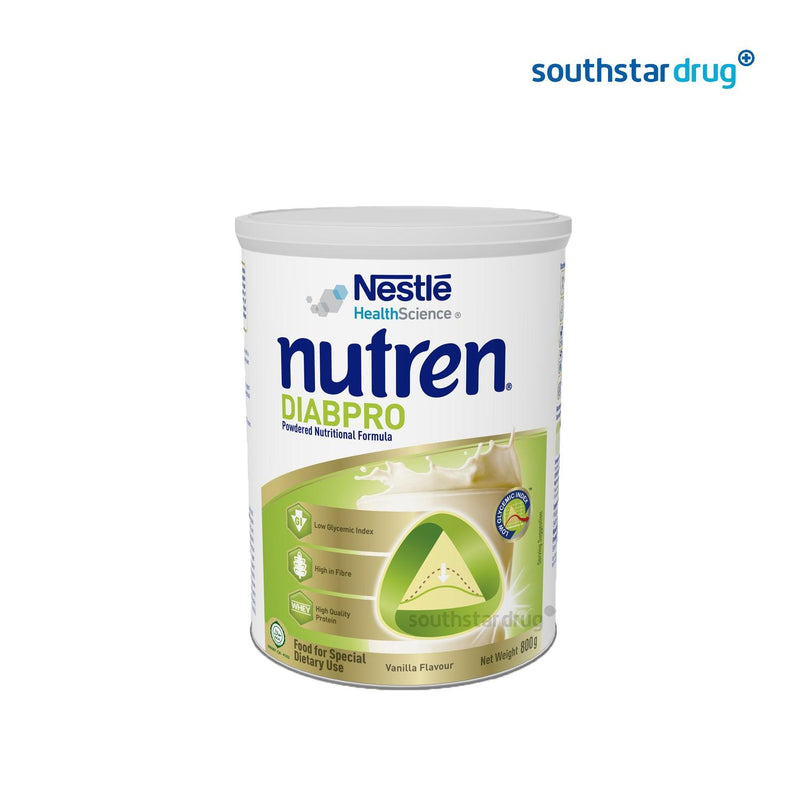 Nutren Diabetes Vanilla Powdered Nutritional Formula 800g - Southstar Drug