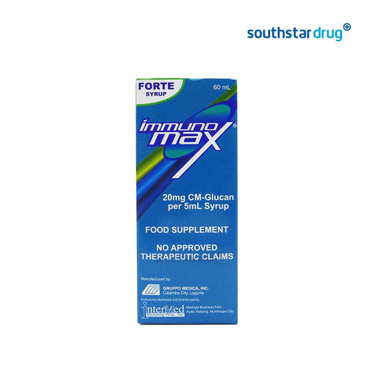 Immunomax Forte 20mg per 5ml Syrup 60ml - Southstar Drug