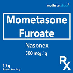 Rx: Nasonex Aqueous 500mcg / g 10 g Nasal Spray - Southstar Drug