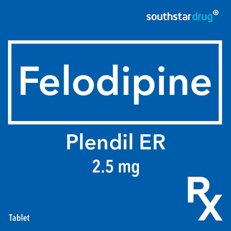 Rx: Plendil ER 2.5mg Tablet - Southstar Drug