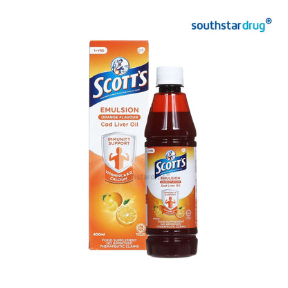 Scott's Emulsion Orange Vitamins for Kids 400ml - Southstar Drug