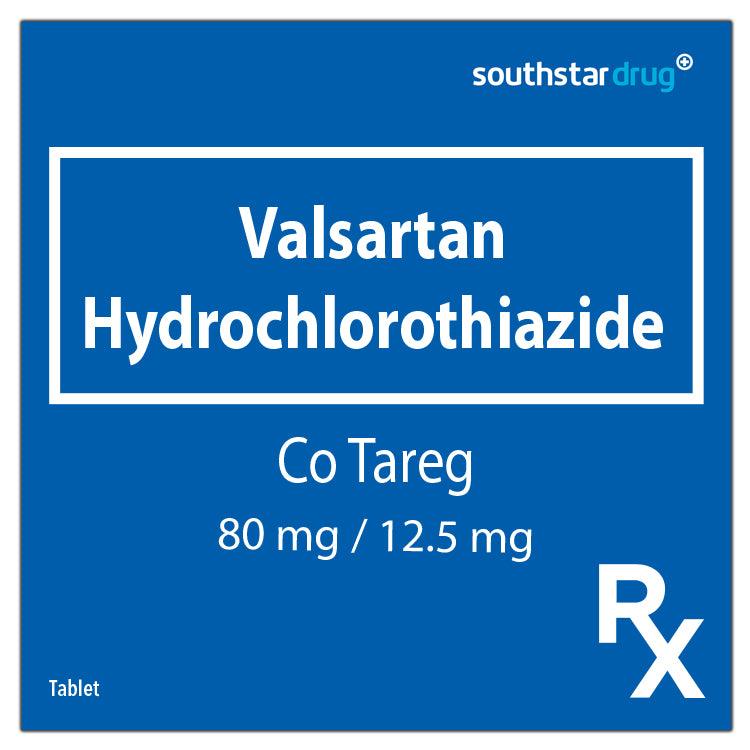 Rx: Co Tareg 80mg / 12.5mg Tablet - Southstar Drug