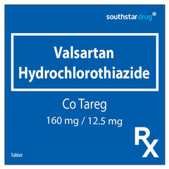 Rx: Tareg 160mg / 12.5mg Tablet - Southstar Drug