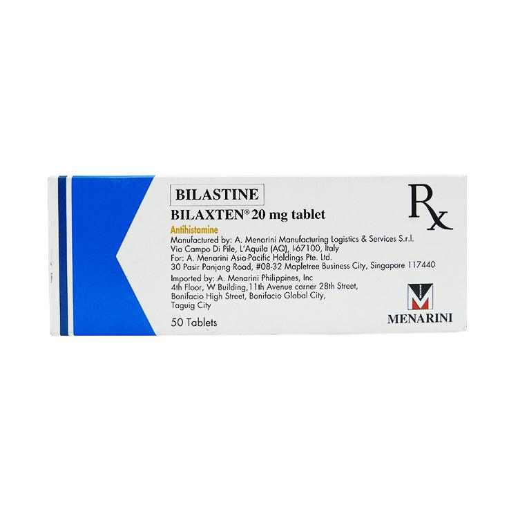 Rx: Bilaxten 20mg Tablet - Southstar Drug