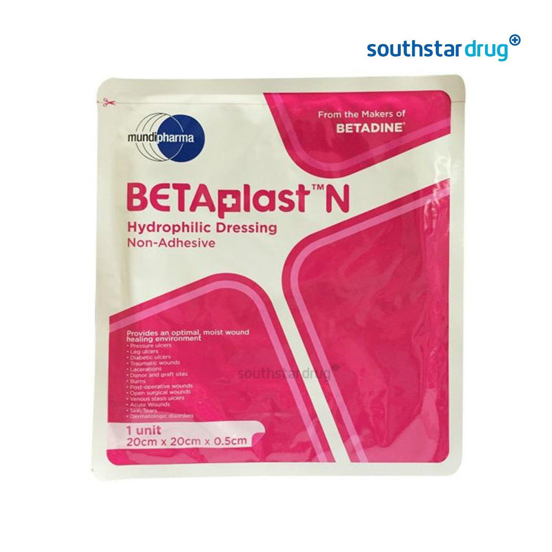 Betaplast N Hydrophilic Dressing 20 x 20 x 0.5 cm - Southstar Drug