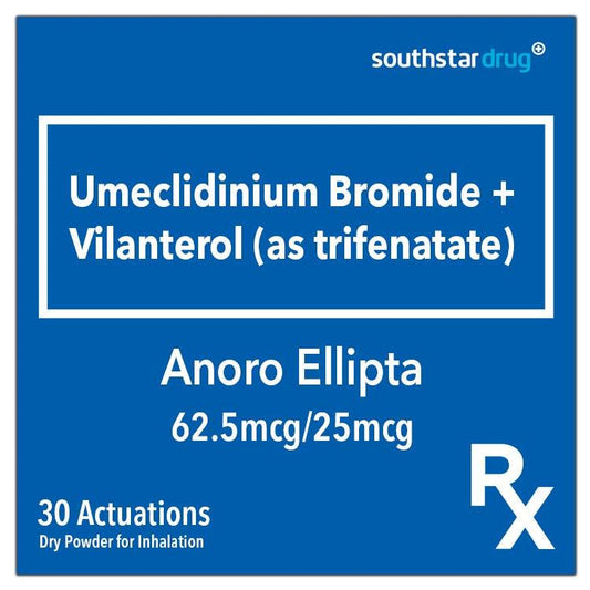 Rx: Anoro Ellipta 62.5mcg / 25mcg Dry Powder for Inhalation - Southstar Drug