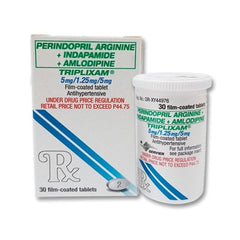 Rx: Triplixam 5 mg / 1.25 mg / 5 mg Tablet - Southstar Drug