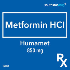 Rx: Humamet 850mg Tablet - Southstar Drug