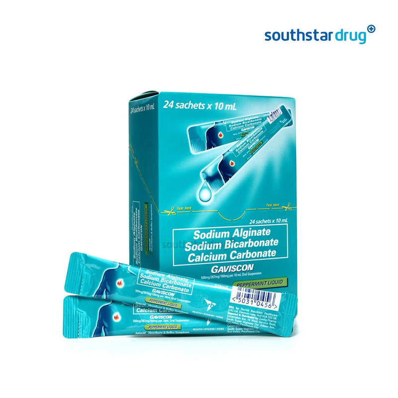 Gaviscon Peppermint 10ml - 5s - Southstar Drug