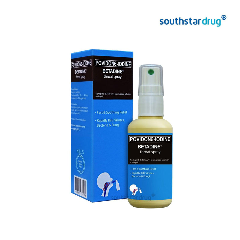 Betadine Throat Spray 50ml - Southstar Drug