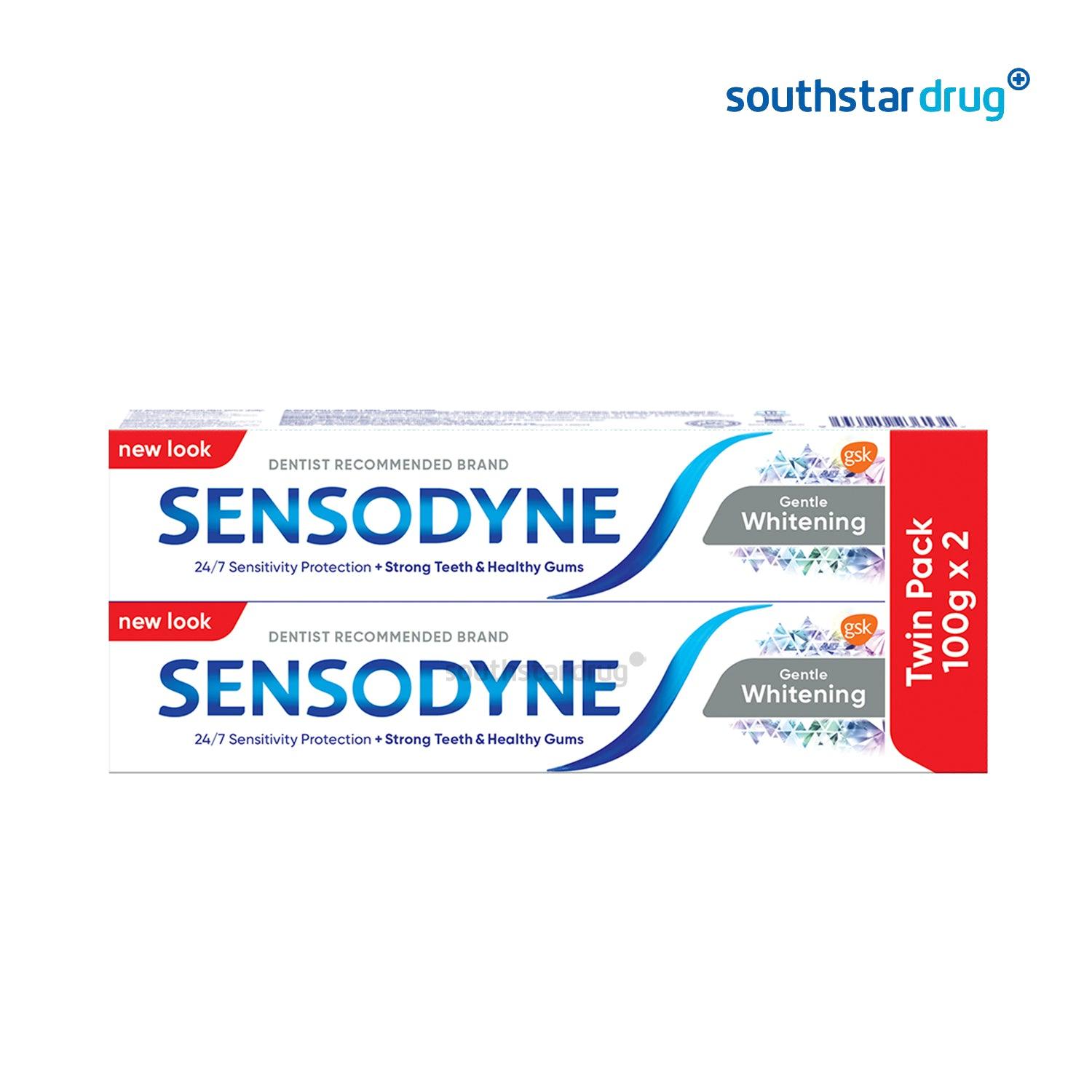 Sensodyne Gentle Whitening Toothpaste 100g [Twin Pack] - Southstar Drug