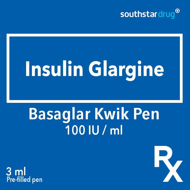 Rx: Basaglar Kwik Pen 100 IU /ml 3ml Pre-filled pen - Southstar Drug