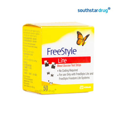 Freestyle Lite Blood Glucose Test Strips - 50s - Southstar Drug