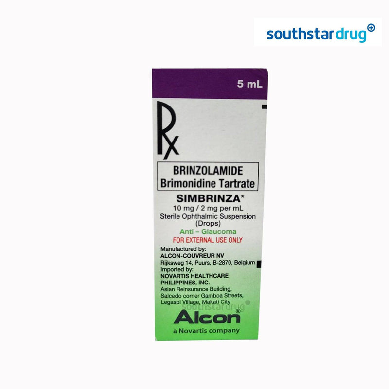 Rx: Simbrinza 5ml Eye Drops - Southstar Drug