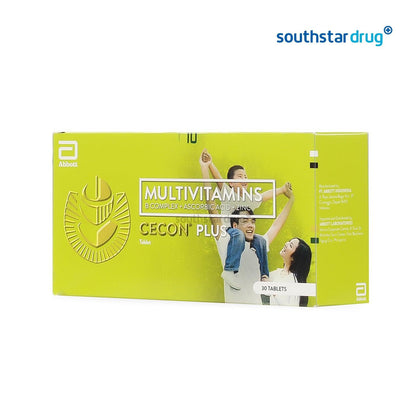 Cecon Plus Multivitamins + Zinc Tablet - 30s - Southstar Drug