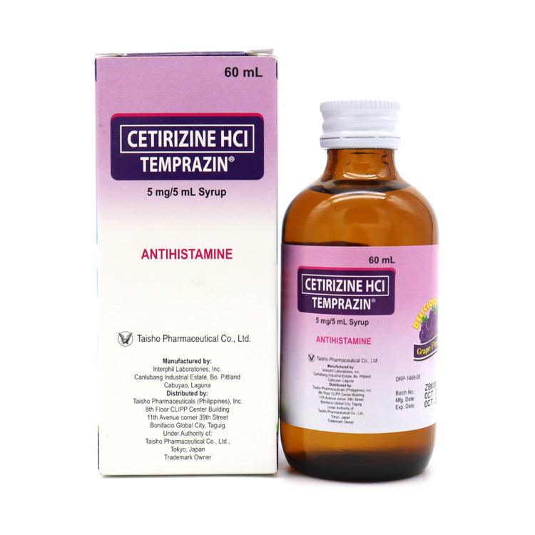 Temprazin 5mg / 5ml Grapes 60ml Syrup - Southstar Drug