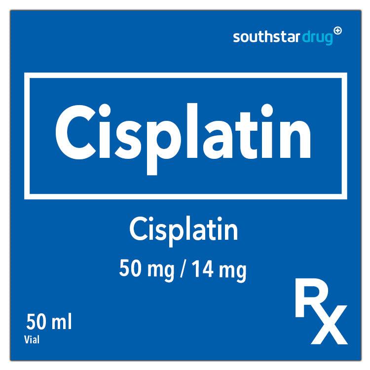 Rx: Cisplatin 50mg / 14mg Vial - Southstar Drug