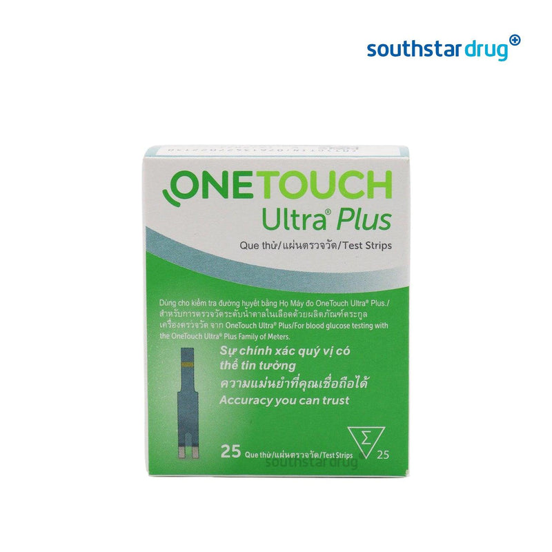 One Touch Ultra Plus Test Strips - 25s - Southstar Drug