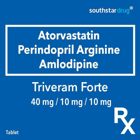 Rx: Triveram Forte 40mg / 10mg / 10mg Tablet - Southstar Drug