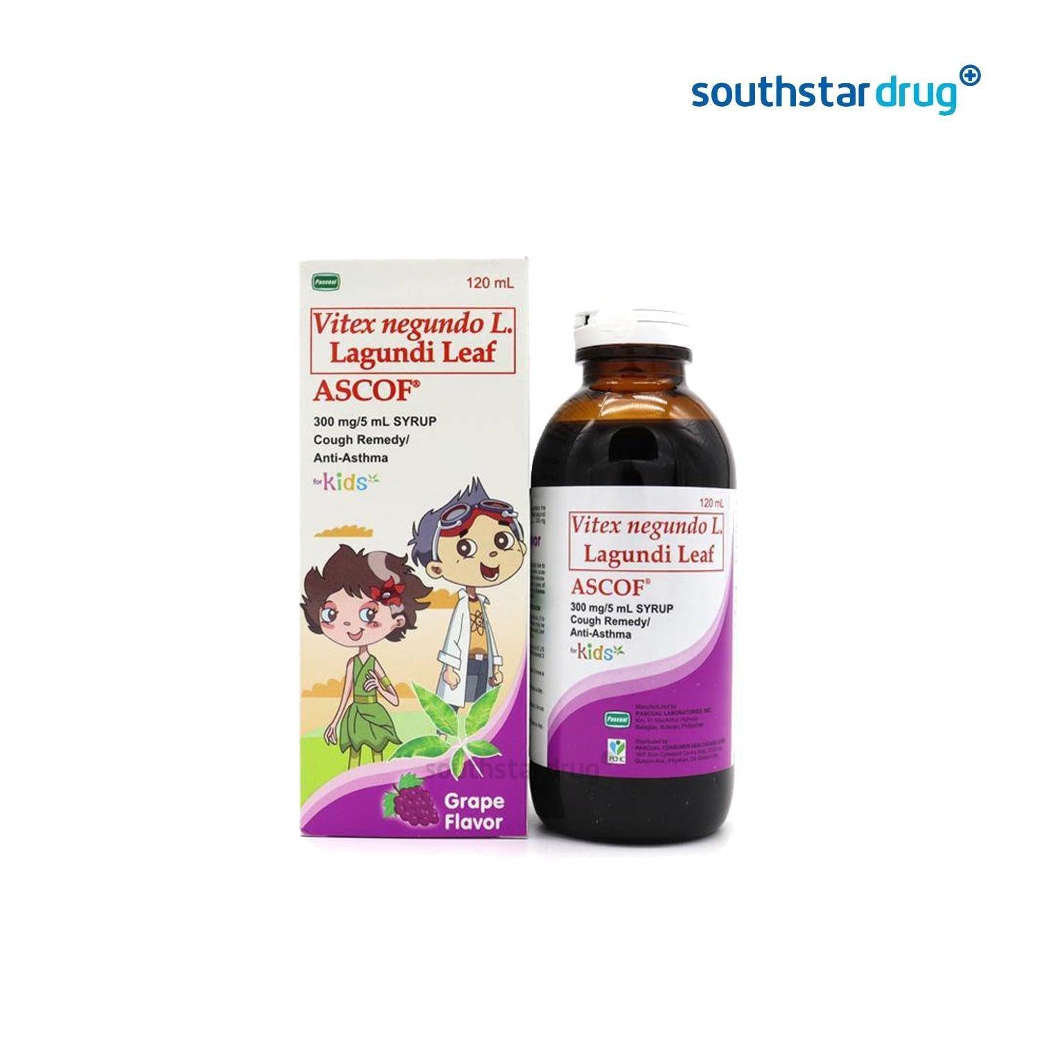 Ascof Kids Grape 300mg / 5ml 120ml - Southstar Drug