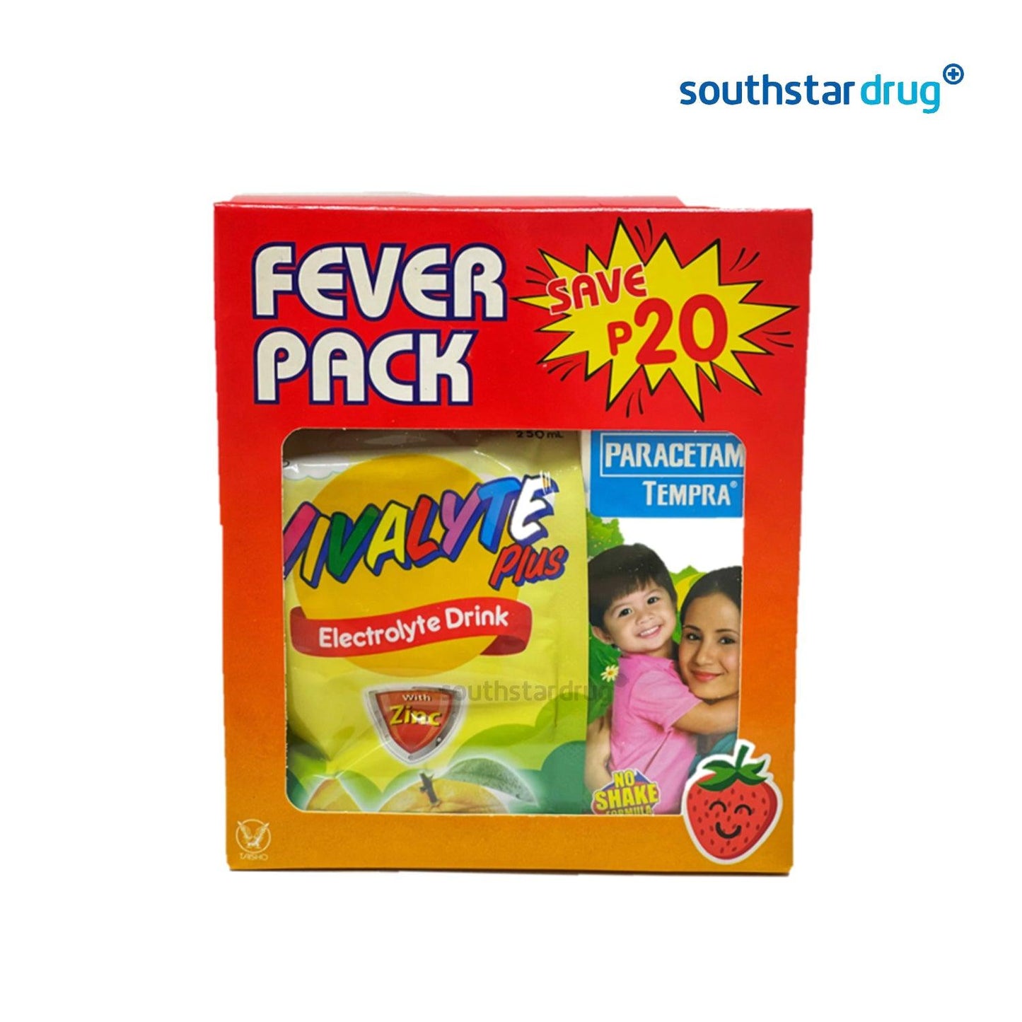 Tempra Vivalyte Fever Pack Save ₱20 Syrup - Southstar Drug