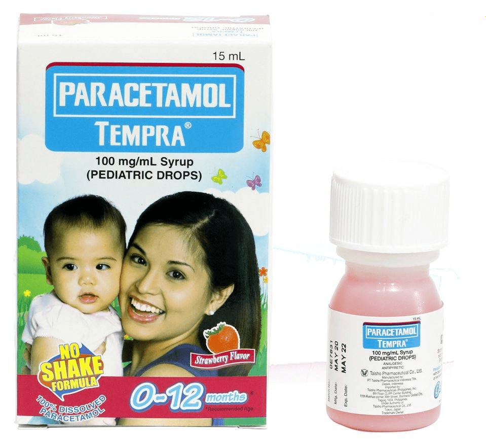 Tempra 100mg/5ml Strawberry Flavor 15ml Pediatric Drops - Southstar Drug