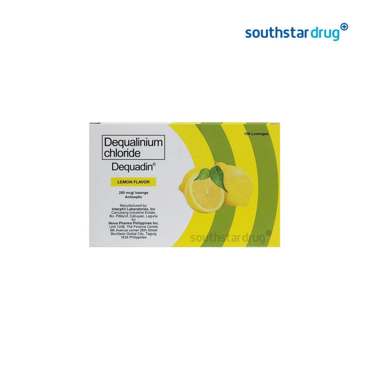 Dequadin 250mcg Lemon Flavor Lozenge - 20s - Southstar Drug