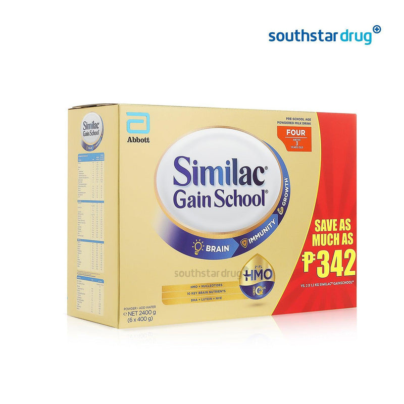 Similac Gain School HMO Above 3 years old 2.4 kg - Southstar Drug