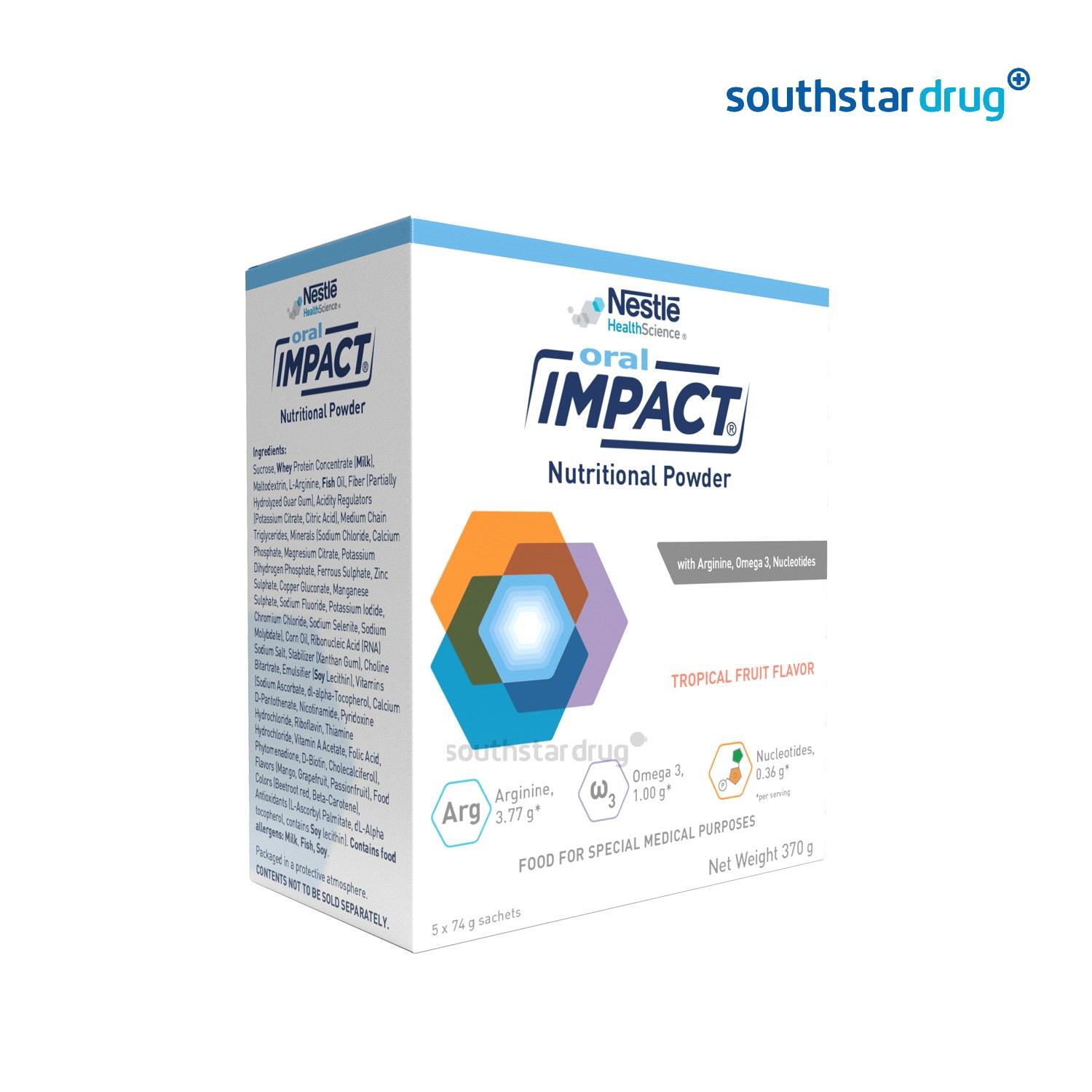 Oral Impact Tropical Fruit Powder 370g - Southstar Drug