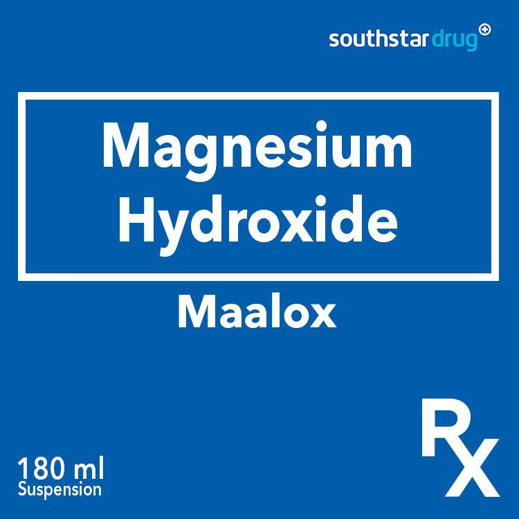Rx: Maalox 180 ml Suspension - Southstar Drug